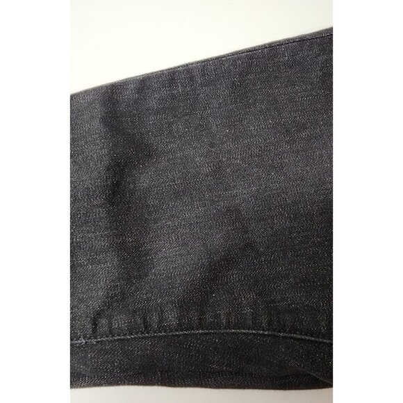 EILEEN FISHER Black Denim Skinny Jeans With Elastic Waistband - Picture 13 of 13